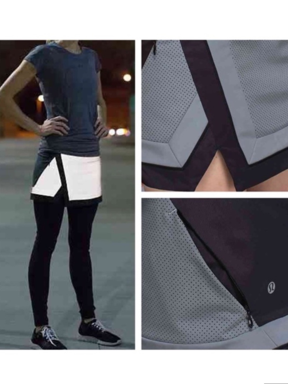 Lululemon | Light It Up Reflective Skort Outdoor Skirt